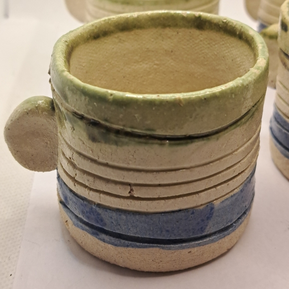 Lodo's Carora set of 4 cups, sugar and  handcrafted. - Picture 9 of 9